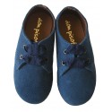 Blucher serraje azul