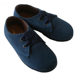 Blucher serraje azul