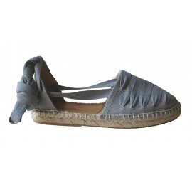 Alpargatas planas cintas GRIS