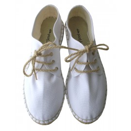 Blucher de esparto blancos.