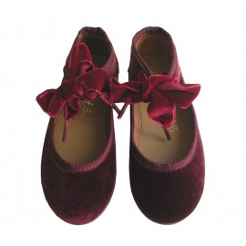 Zapatos color sales vino para niña