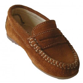 Mocasín serraje camel