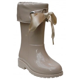 Botas de agua beige