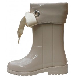 Botas de agua beige