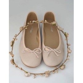 Bailarina crema basic.