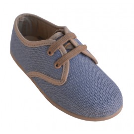 Blucher lino azul