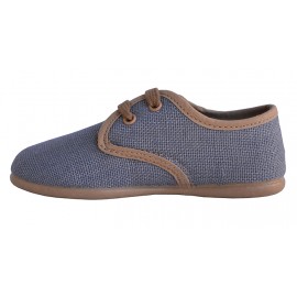 Blucher lino azul