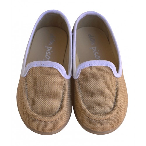 Mocasín lino camel